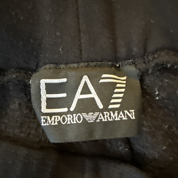 Armani Exchange Womens Sweatpants Size S Black Joggers Logo Spellout Lounge - Picture 10 of 13